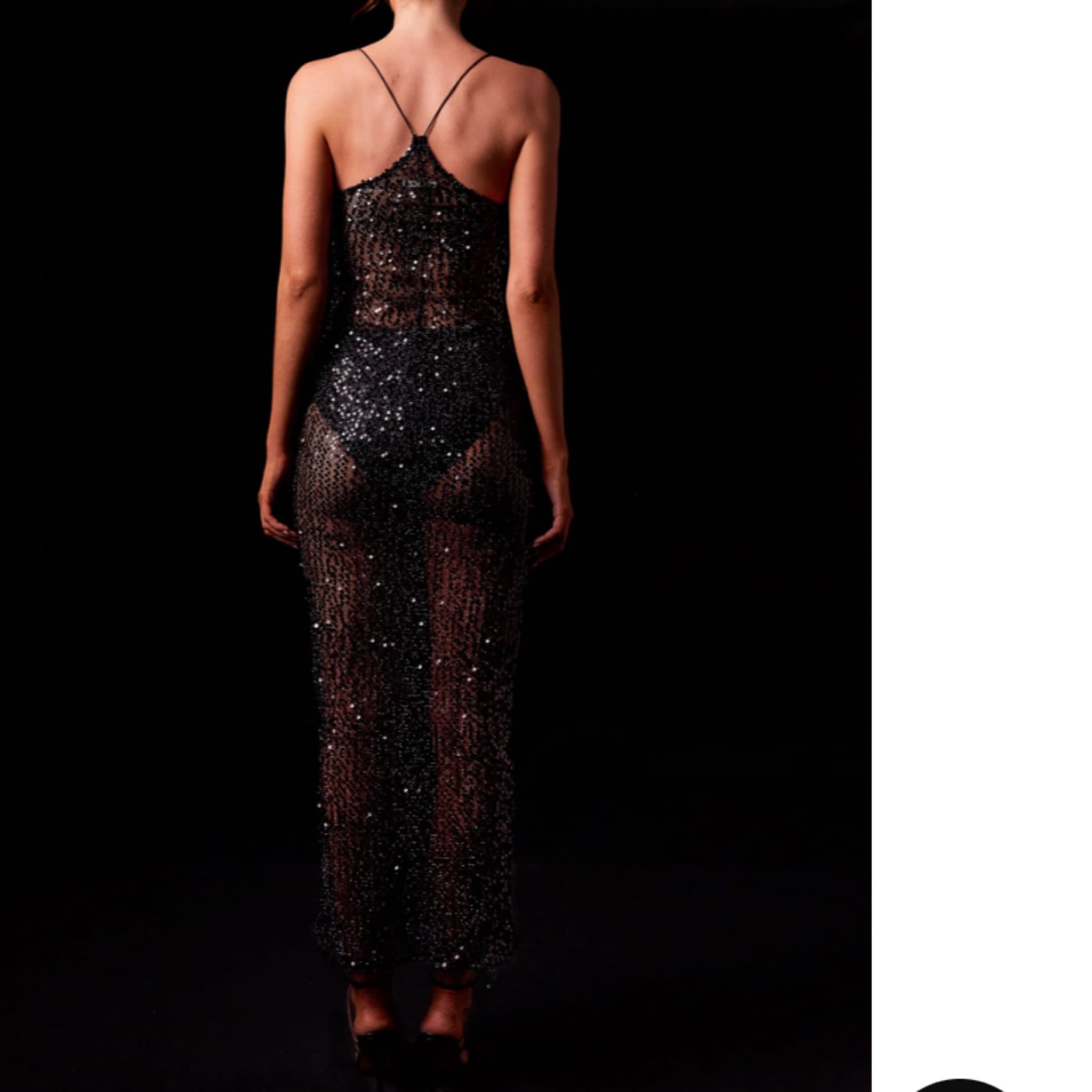 Black Sequin Party dress - Image 2
