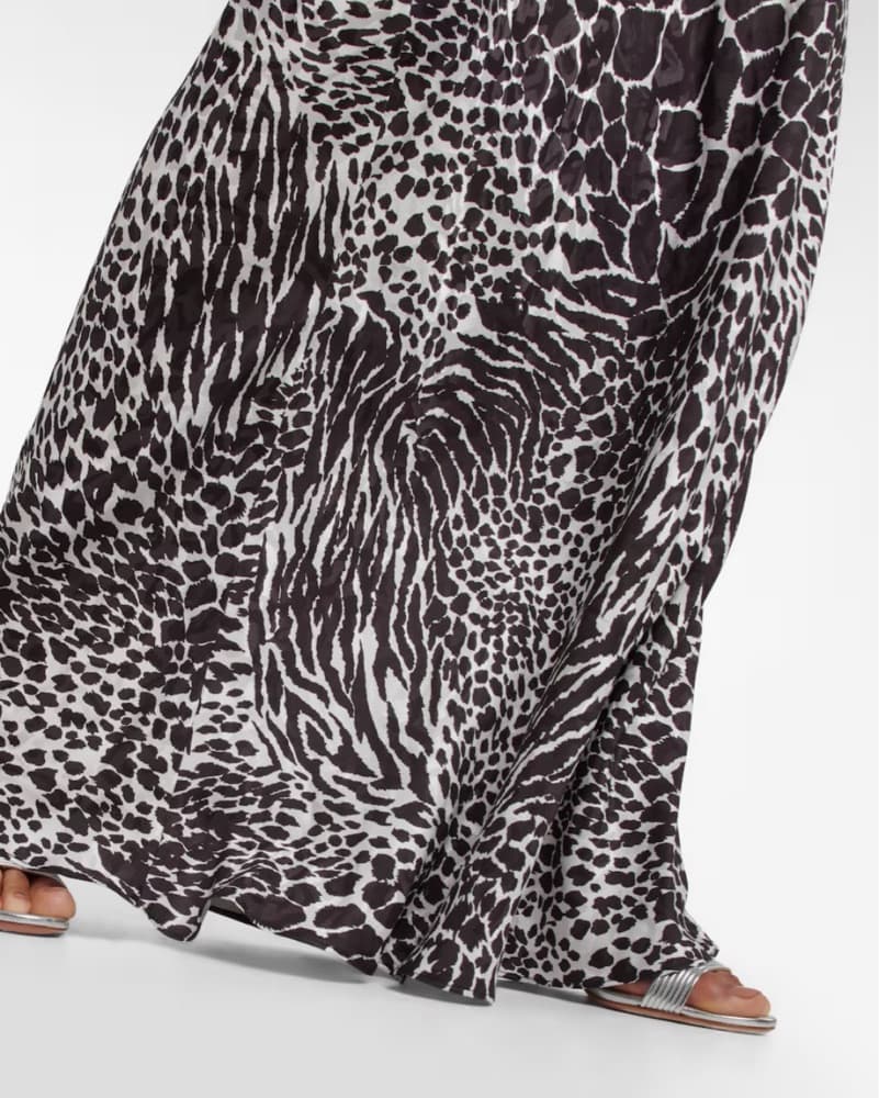 Rodarte Zebra Print Gown - Image 4