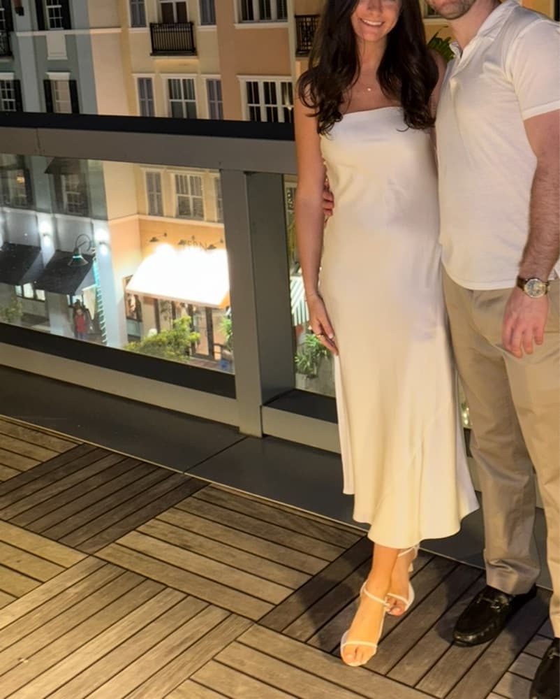 Aritzia Satin Slip Dress - Image 2