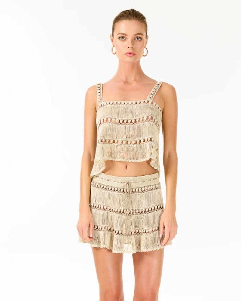 My Beachy Side Chrochet Mini Skirt  - Image 1