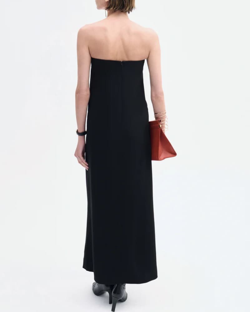 CO Strapless Black Maxi Dress - Image 2