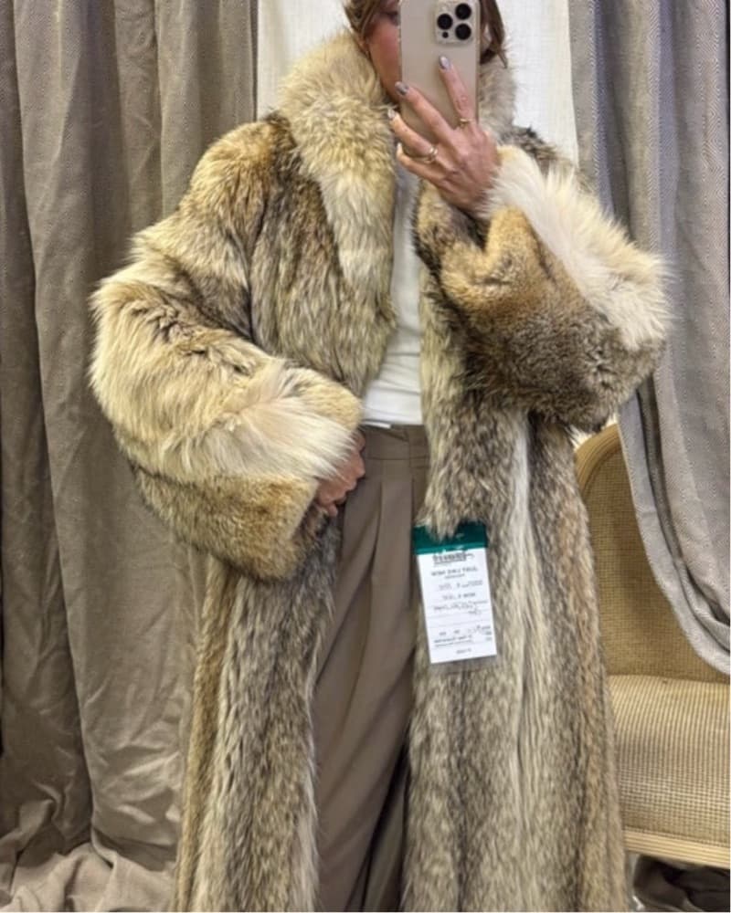 Vintage Mob Wife Fur Coat - Image 1