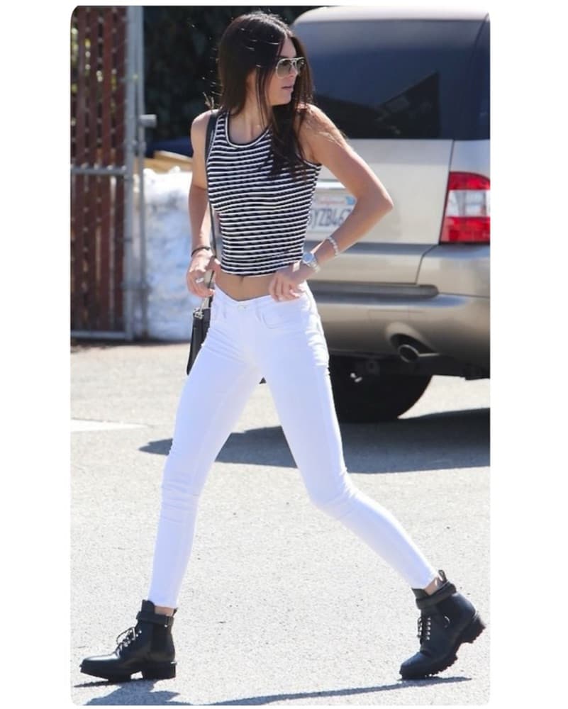 WHITE SKINNY JEANS - Image 1