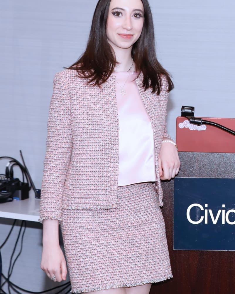 Aritzia Two Piece Pink Skirt Suit - Image 1