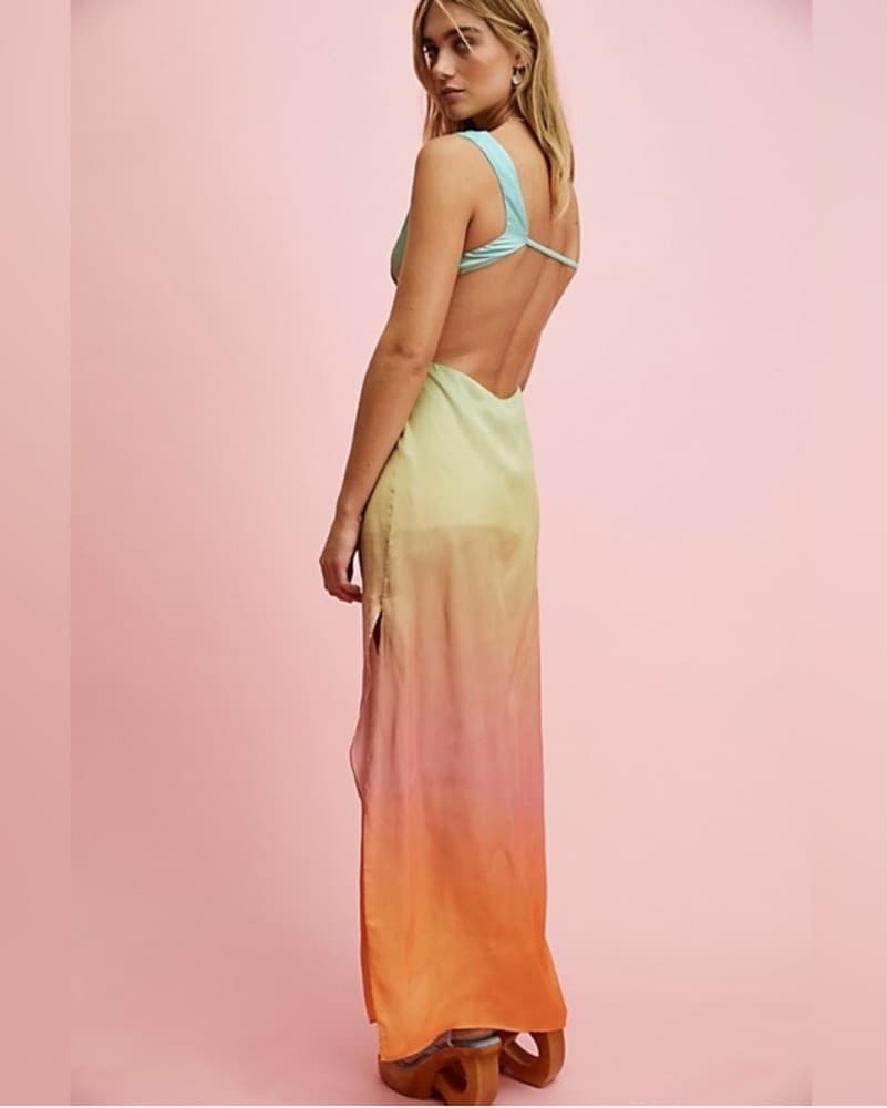 Baobab Mia Dress Rainbow Ombre - Image 5