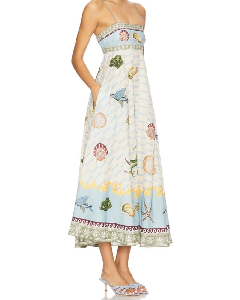 Alemais Coastal Linen Midi/Maxi Dress - Image 2