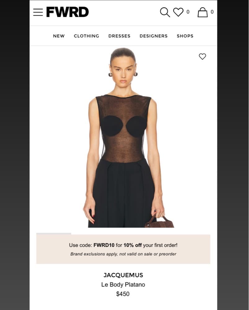 Jacquemus Le Planto Bodysuit  - Image 6