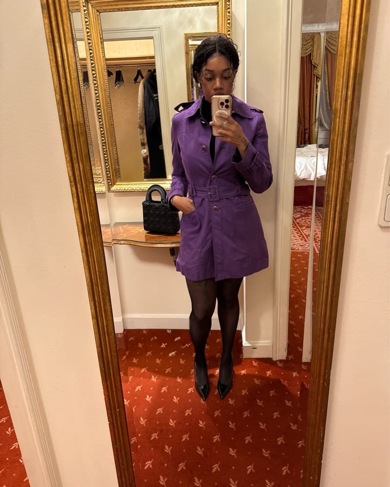 purple banana 🍌 republic trenchcoat - Image 1
