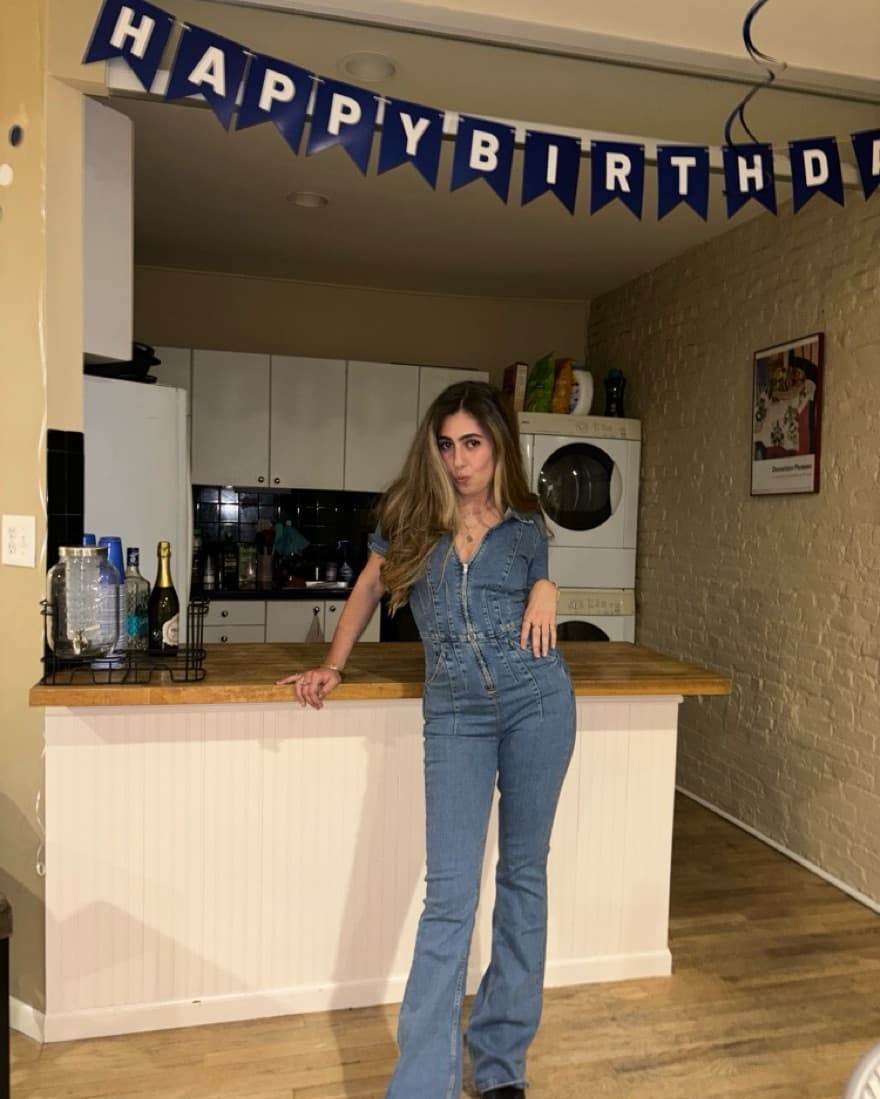 Free People Denim Jumpsuit  - Image 3