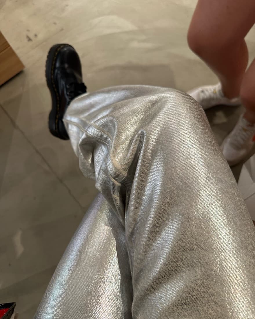Metallic Paint Zara pants  - Image 3