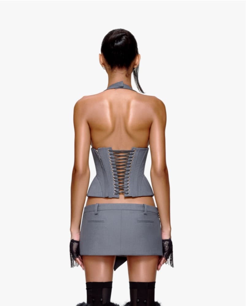 Fanci Grey Corset - Image 3