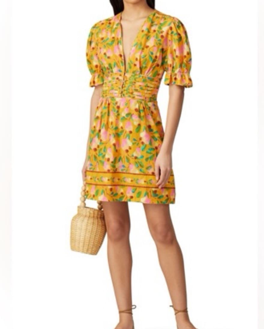 Farm Rio Cashew Mini Dress - Image 1