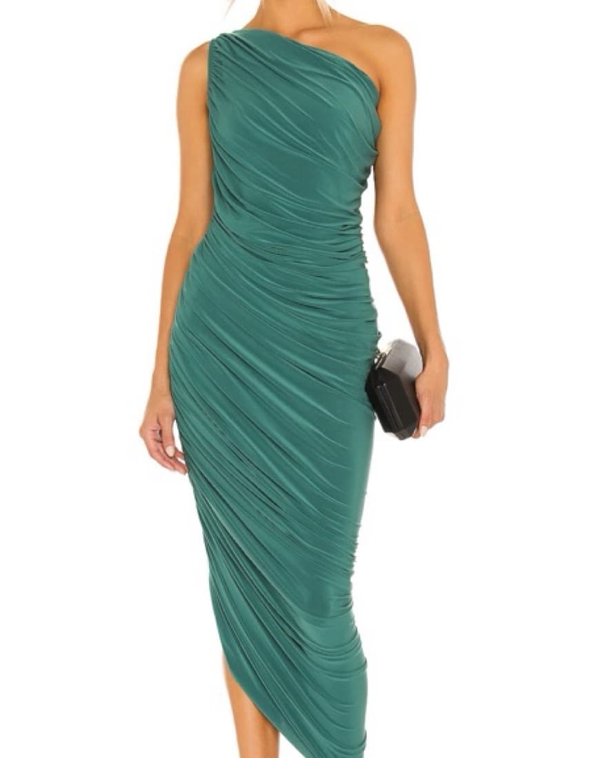 Norma Kamali Gown In Mountain Green - Image 1
