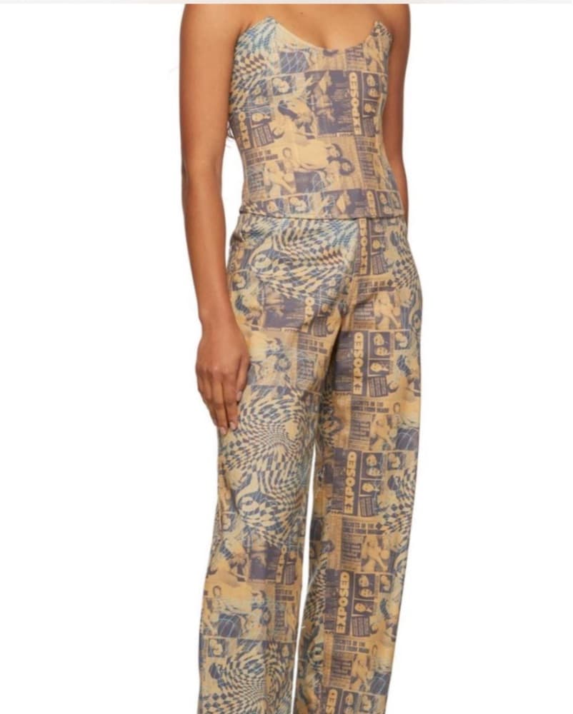 Miaou Fargo Pants and Corset in Want - Image 1