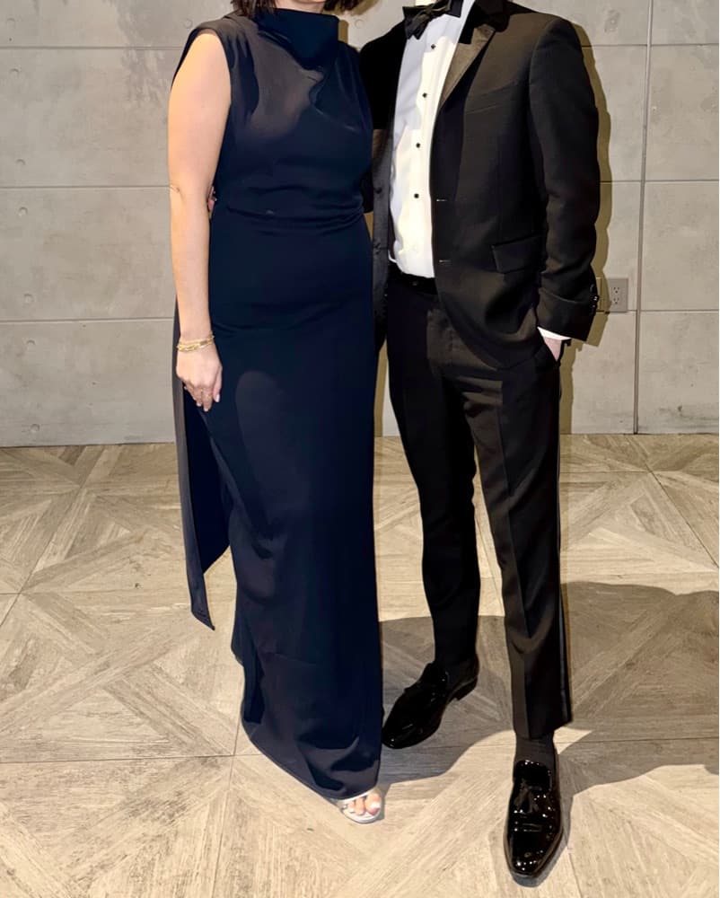 Elegant Backless Navy Maxi Dress - Image 4