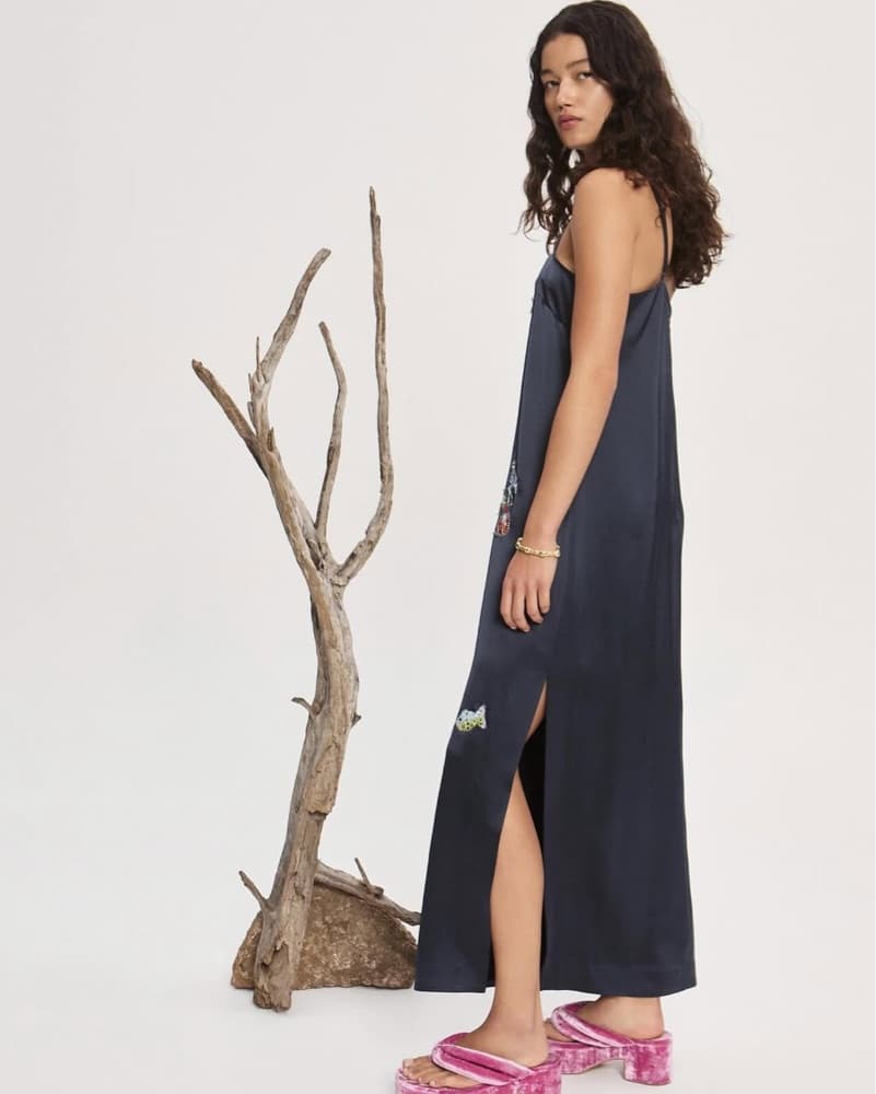 Alemais Fontaine Slip Midi Dress - Image 3