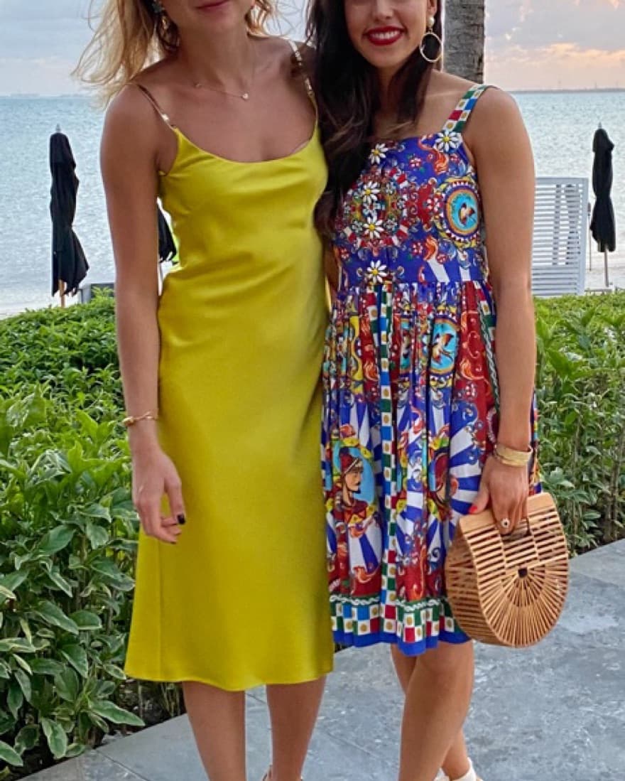 GALVAN SILK YELLOW DRESS - Image 4
