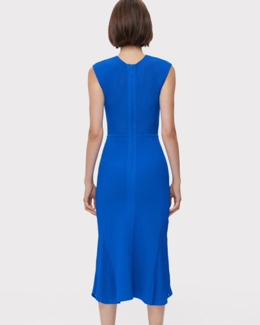Herve leger Blue Midi Dress - Image 2