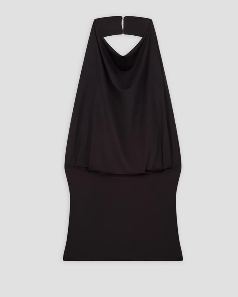 NUOVO PARIS Backless Top in Black - Image 6