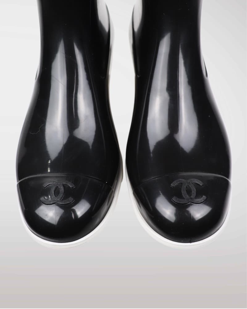 Chanel 'CC' Rain Boots | EU36 - Image 4