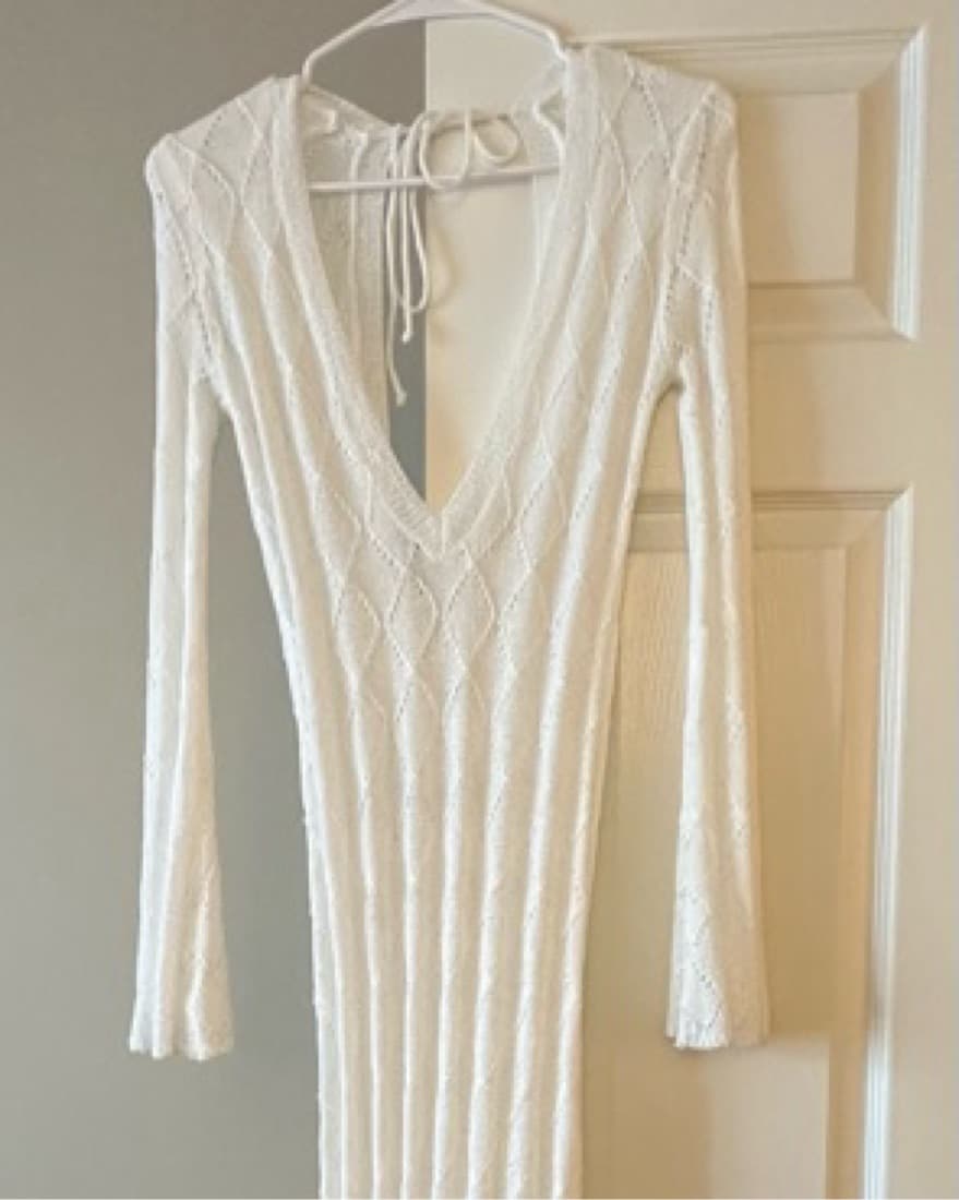 Deep V Maxi Dress - Image 6