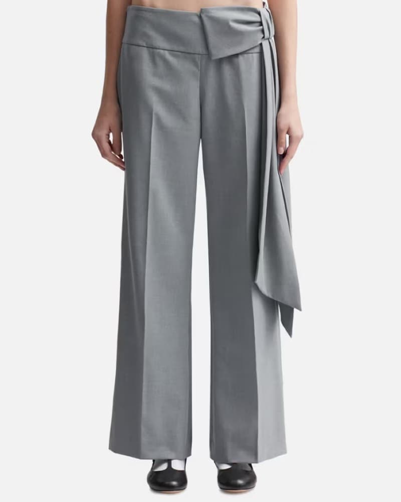 Sandy Liang Suno Bow Pants - Image 1
