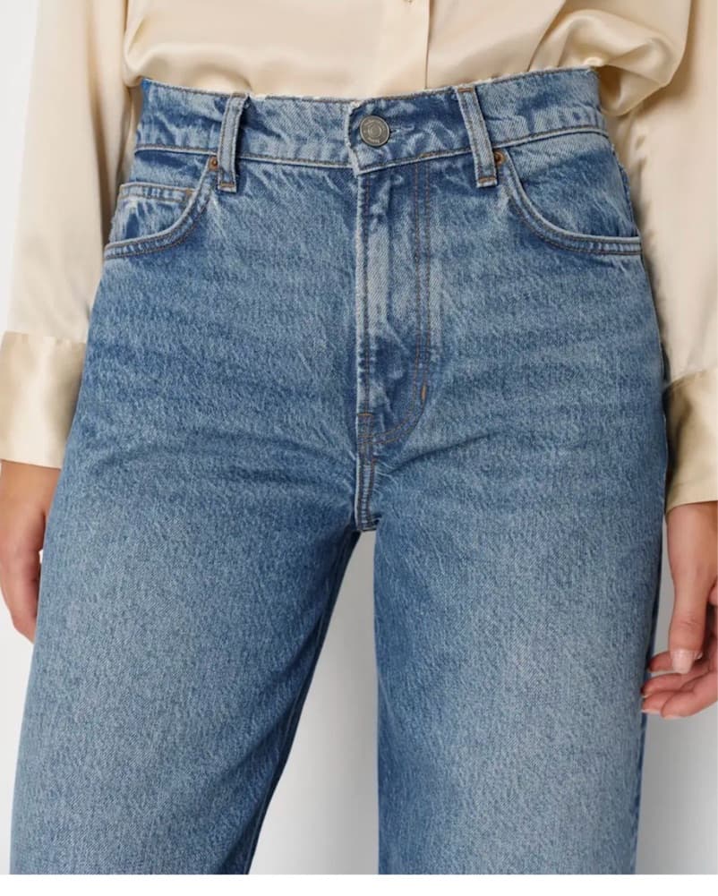 Reformation High Rise Wide Leg Jeans - Image 3