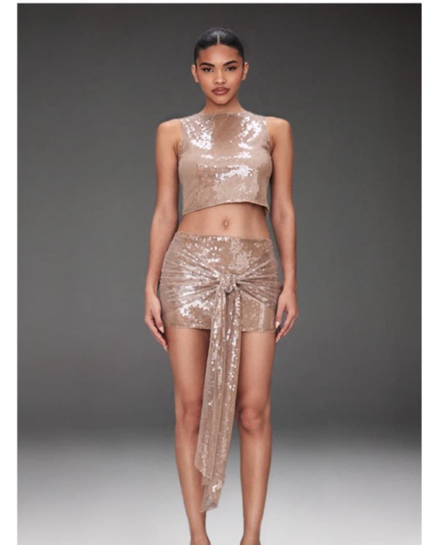 Sequin Mini Skirt Set  - Image 1