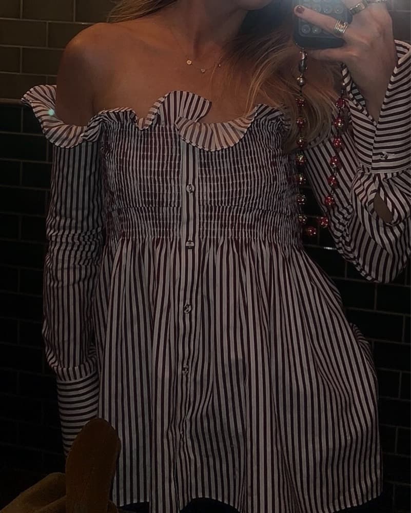 Victoria Beckham Off The Shoulder Top - Image 1