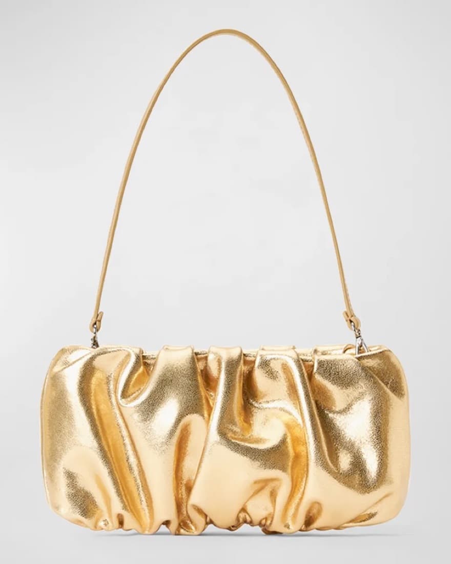 STAUD Gold Bean Bag/Purse/Clutch - Image 3