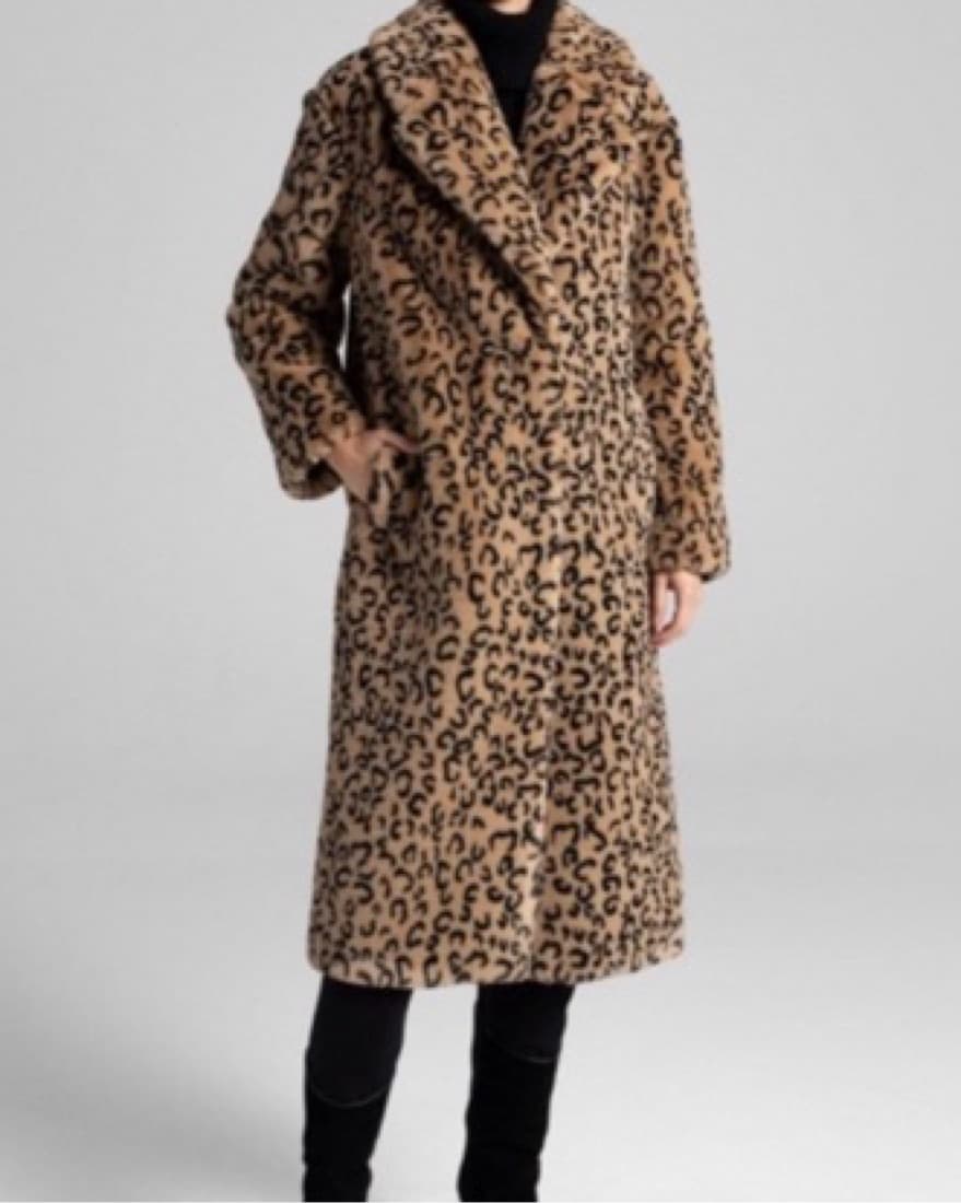 ALC Leopard Coat - Image 1