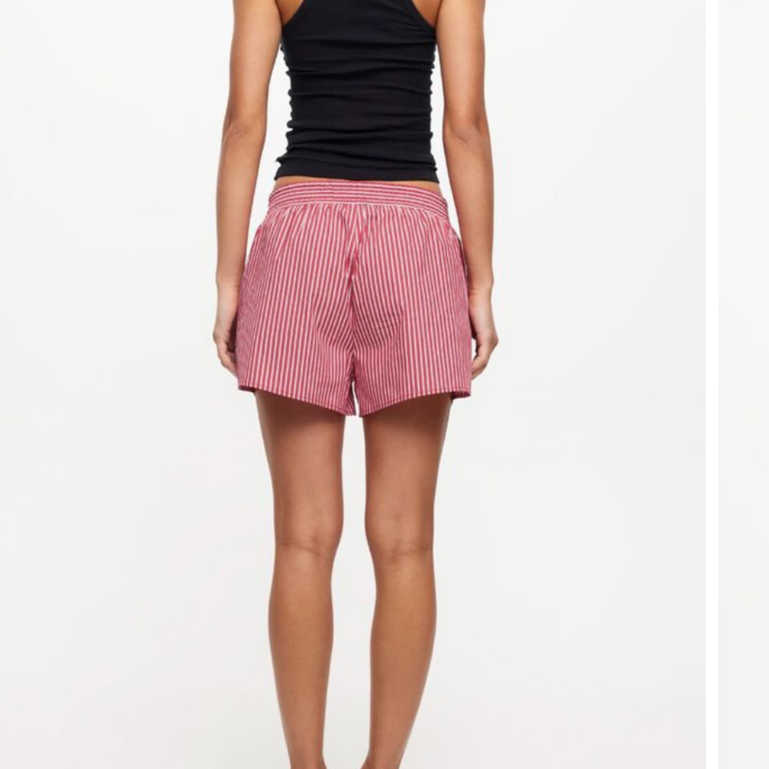 Lioness Red Pinstripe Boxer Shorts - Image 4