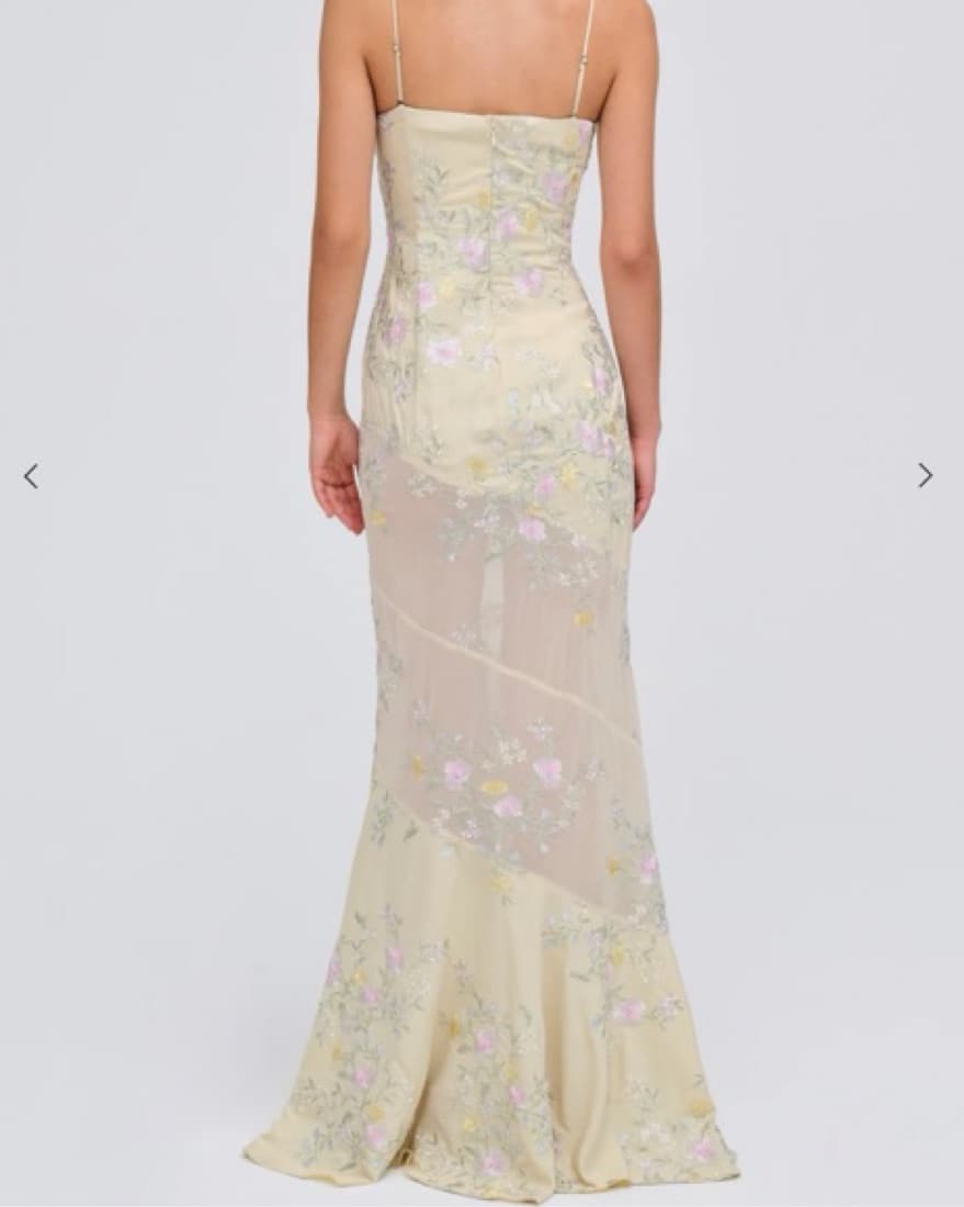 Jacqueline yellow maxi dress - Image 3