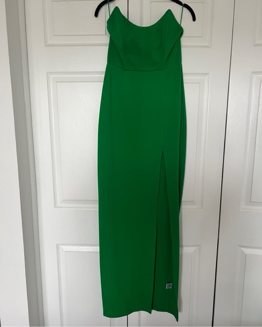 Floor Length Green Dress - Image 1