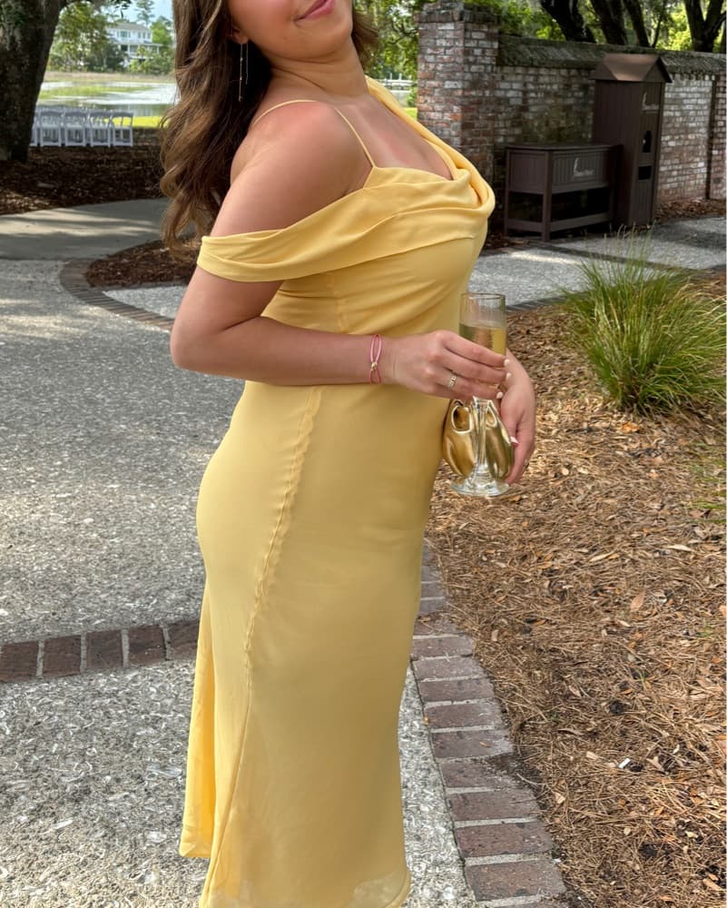 Reformation Yellow Dress - Image 2