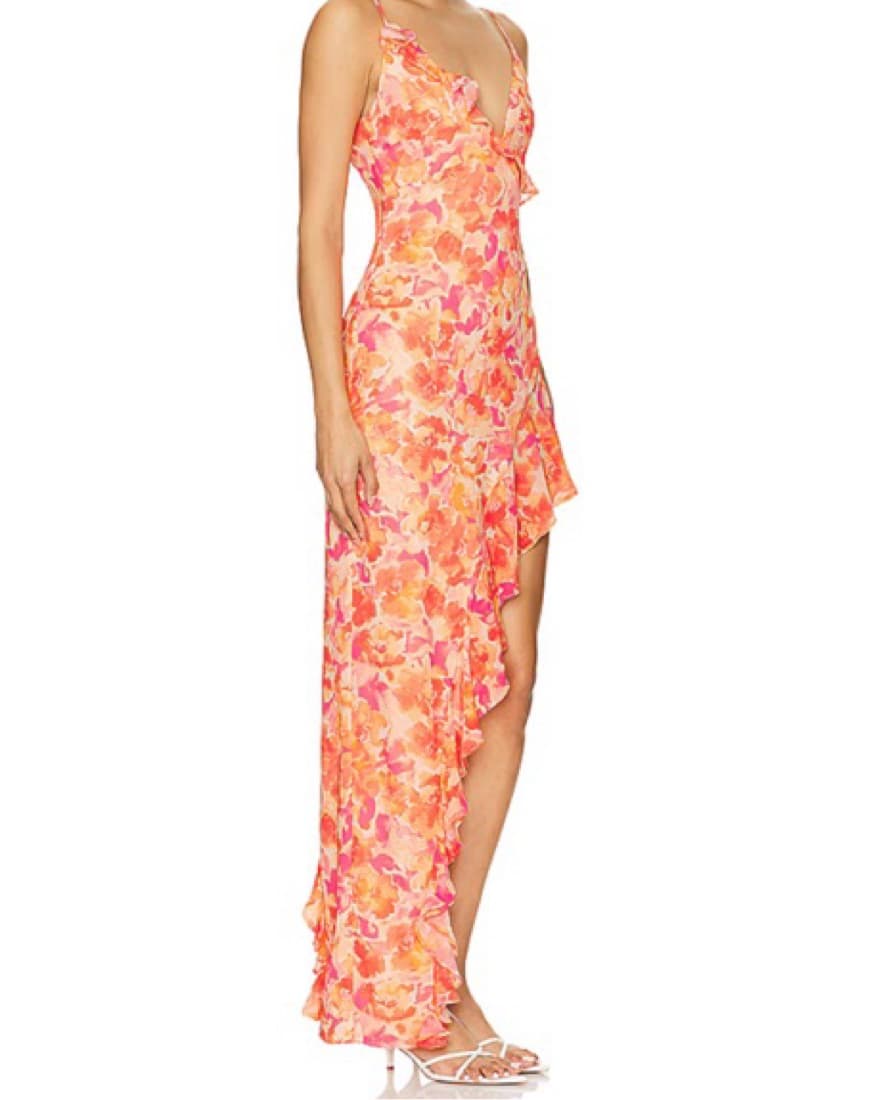 Lilo Asymmetrical Maxi Dress - Image 2