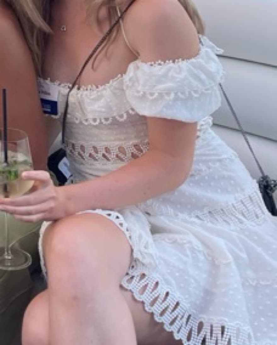 Small Zimmermann Mini Dress White - Image 1