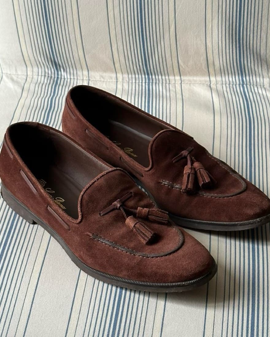 Loro piana Suede Loafers - Image 1