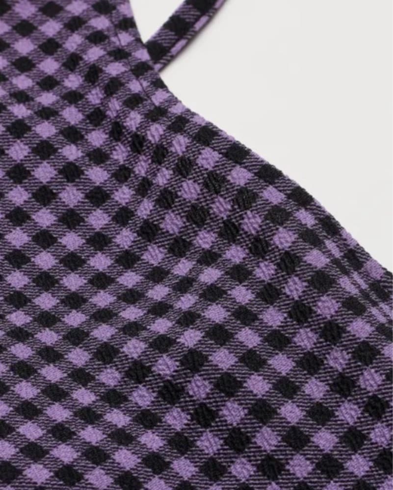 Gingham Bodycon Dress - Image 3