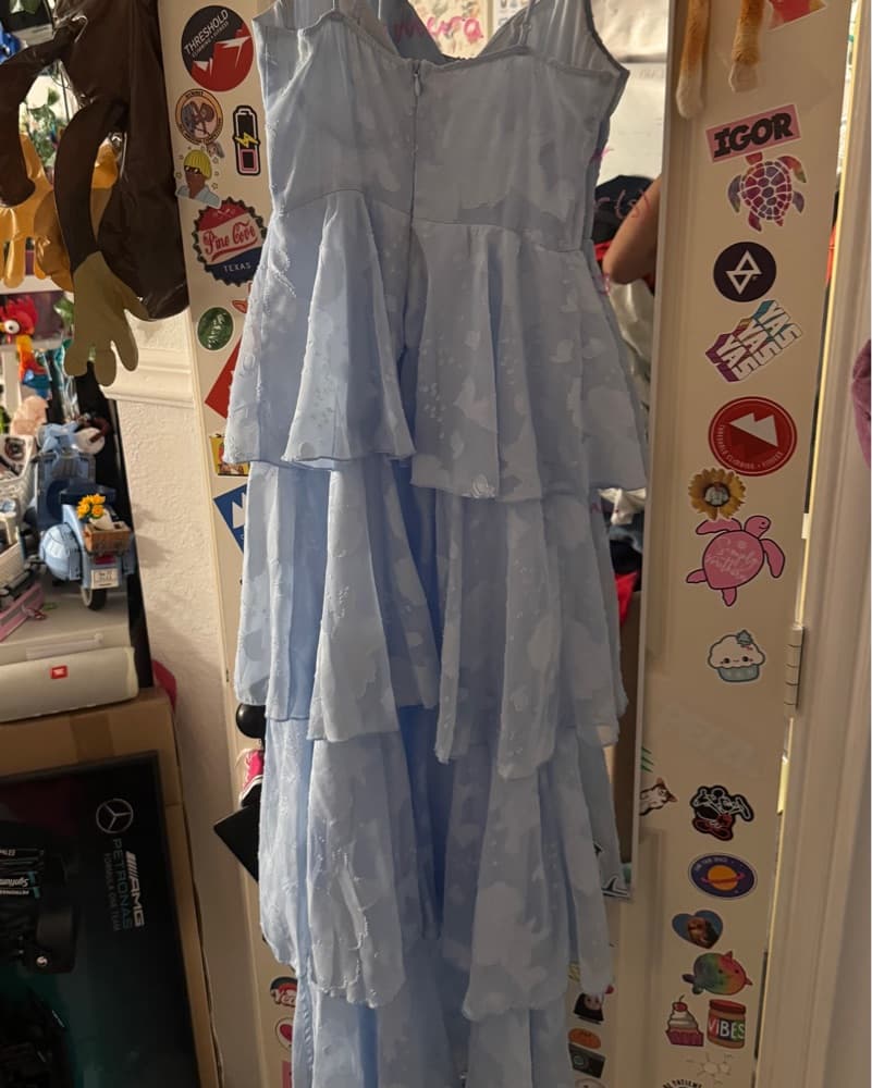 Lucy In the Sky Floral Ruffle Maxi Dress - Image 3