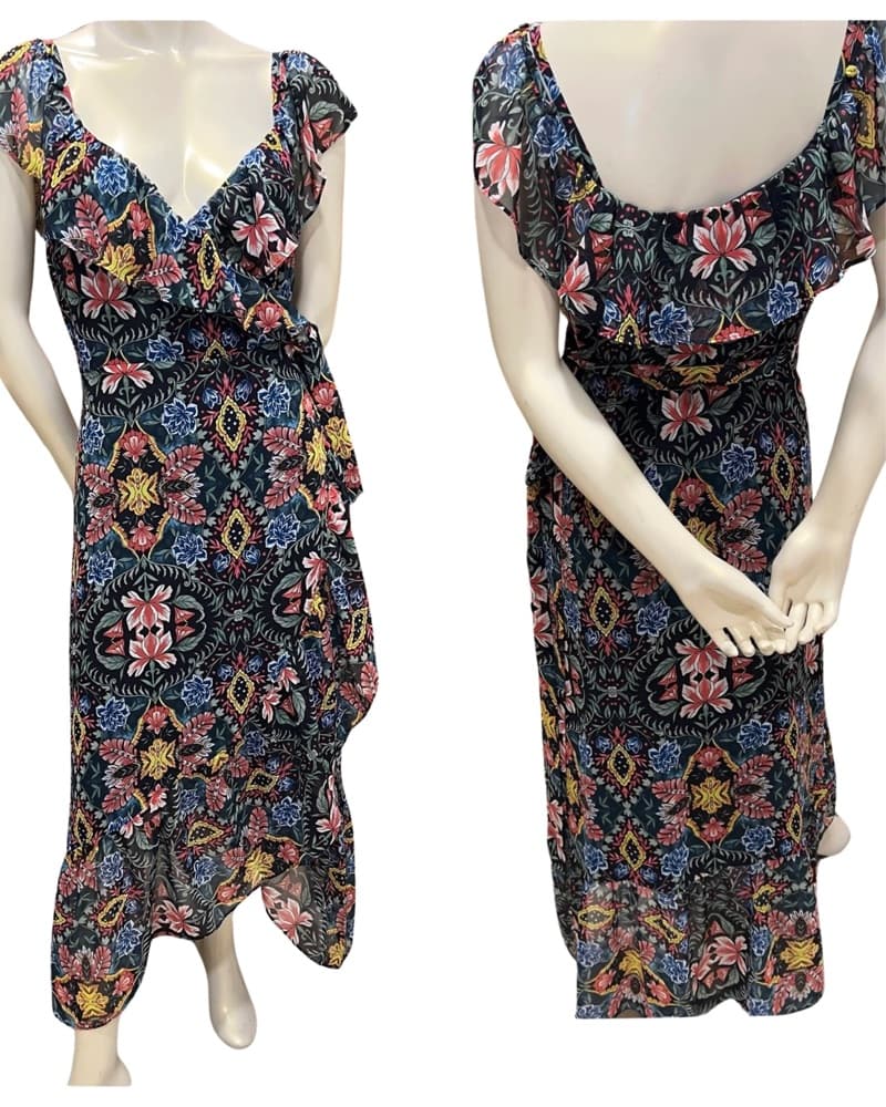 Rebecca Minkoff Floral Midi Dress - Image 4