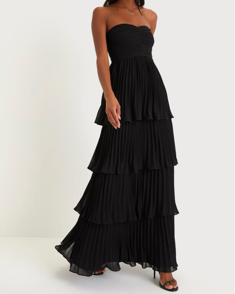 Lulus Black Formal Dress - Image 3