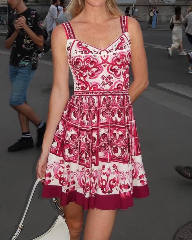 Dolce&Gabbana Majolica Minidress  - Image 4