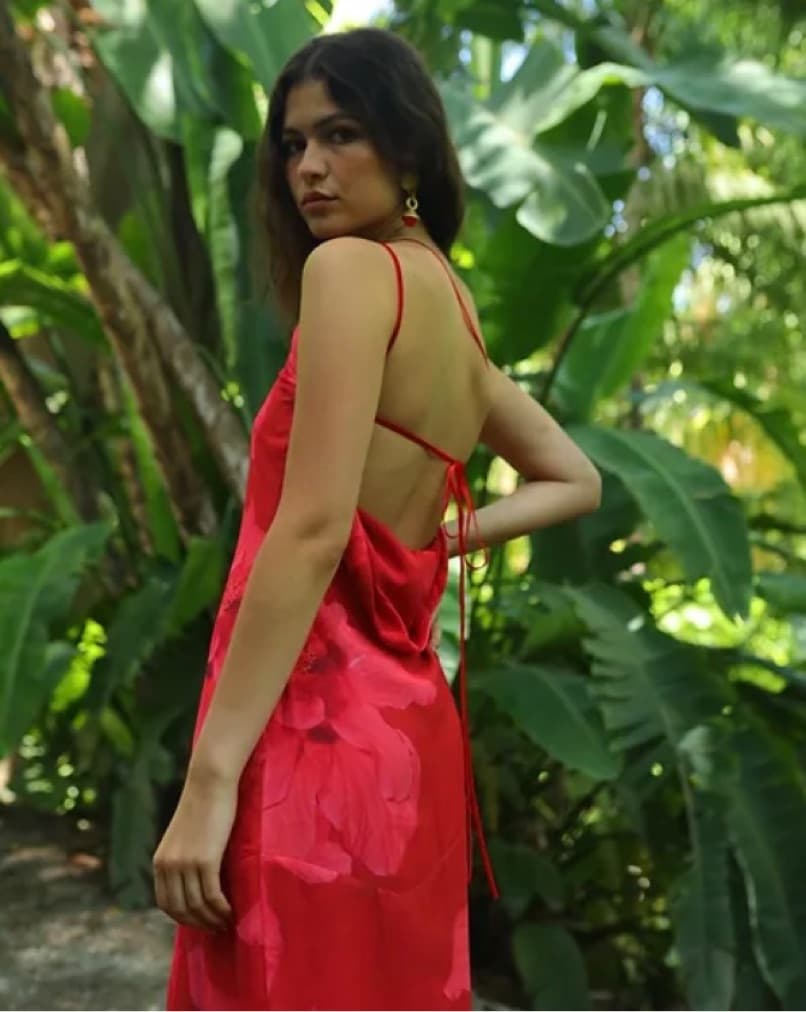 Claw the Label - Red La Cayena Dress - Image 5