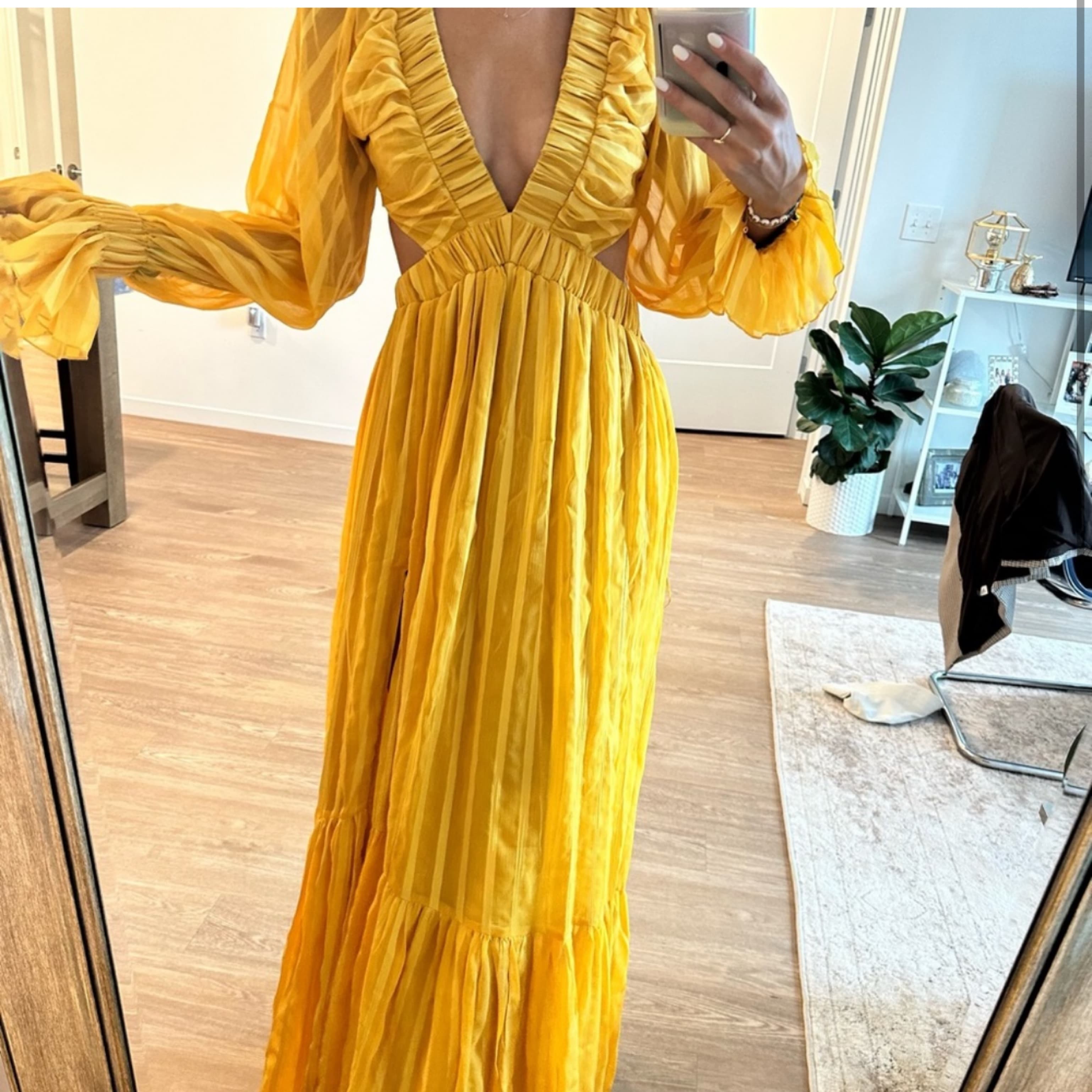 Yellow Long Dress - Image 3