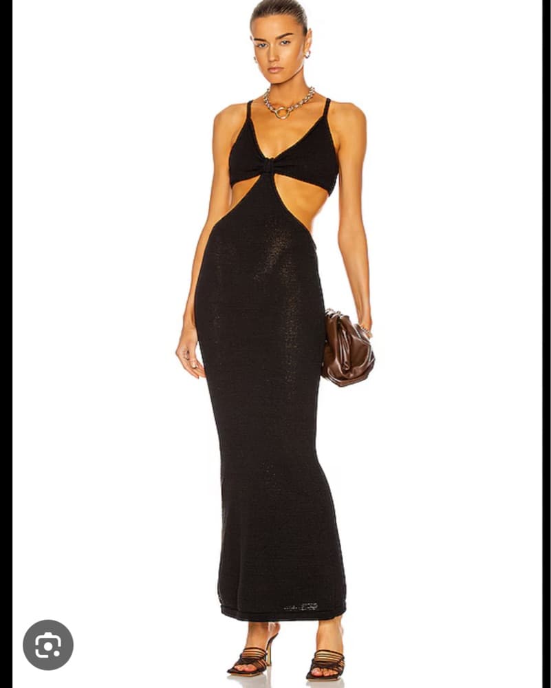 Cult Gaia Serita Dress Black XS - Image 2