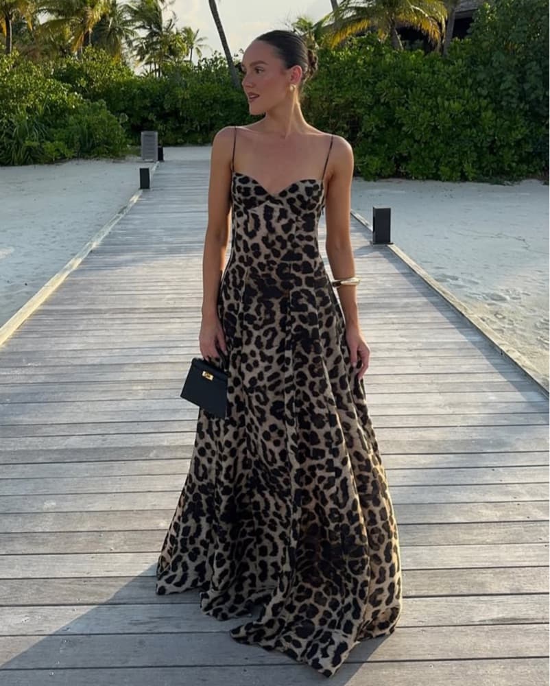 Leslie Amon Leopard Dress - Image 2