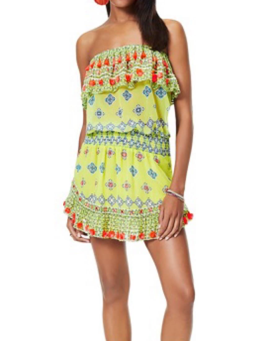 Ramy Brook Mira Strapless Printed Dress - Image 2