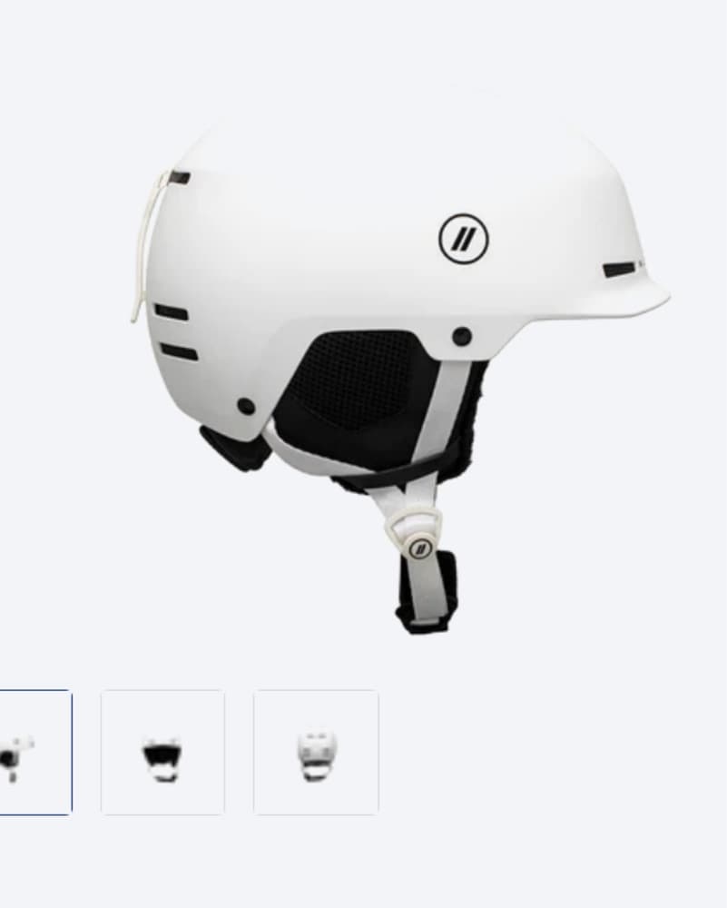 White ski Helmet - Image 1
