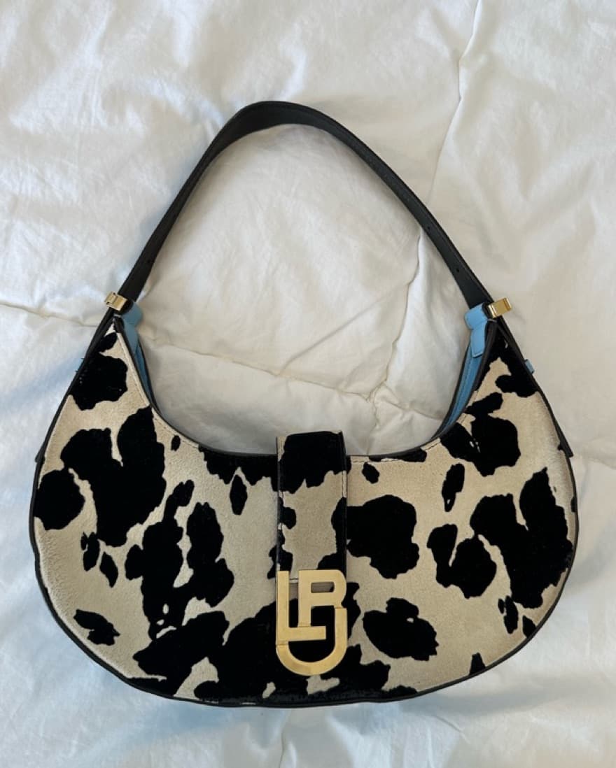 les petits joueurs cow print bag - Image 2